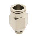 IQS gerade Steckverschraubung G 1/2" - 12 mm, Messing vernickelt Hochtemperatur