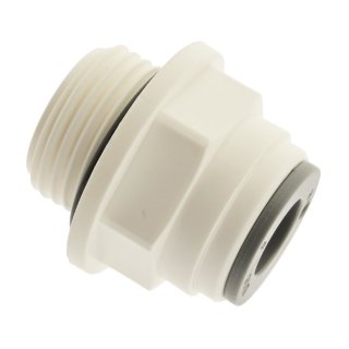IQS gerader zölliger Steckverschraubung G 1/8" -  1/4" (6,35 mm), IQS - LE EPDM Dichtung