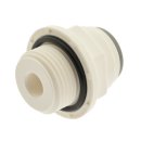 IQS gerader zölliger Steckverschraubung G 1/8" -  1/4" (6,35 mm), IQS - LE EPDM Dichtung