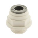 IQS gerader zölliger Steckverschraubung G 1/8" -  1/4" (6,35 mm), IQS - LE EPDM Dichtung