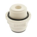 IQS gerader zölliger Steckverschraubung G 1/8" -  1/4" (6,35 mm), IQS - LE EPDM Dichtung