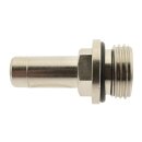 IQS Einschraubtülle Steckanschluss G 3/8" - 12 mm Stecknippel Messing vernickelt