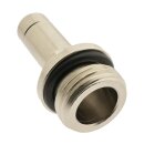 IQS Einschraubtülle Steckanschluss G 3/8" - 12 mm Stecknippel Messing vernickelt