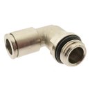 IQS Winkel - L - Steckverschraubung M 5 - 4 mm, Messing vernickelt Standard