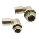 IQS Winkel - L - Steckverschraubung M 5 - 4 mm, Messing vernickelt Standard