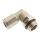 IQS Winkel - L - Steckverschraubung M 5 - 4 mm, Messing vernickelt Standard