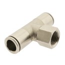 IQS T - Steckanschluss mit Innengewinde G 1/8" - 8 mm Messing vernickelt Standard