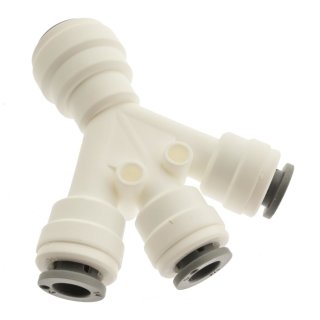 IQS Y - Steckanschluss 8mm, IQS - LE ( EPDM - Dichtung) Y-Verteiler FDA