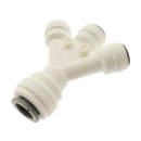 IQS Y - Steckanschluss 8mm, IQS - LE ( EPDM - Dichtung) Y-Verteiler FDA