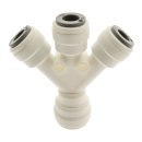 IQS Y - Steckanschluss 8mm, IQS - LE ( EPDM - Dichtung) Y-Verteiler FDA