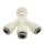 IQS Y - Steckanschluss 8mm, IQS - LE ( EPDM - Dichtung) Y-Verteiler FDA