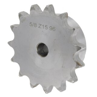 Zweifach-Kettenrad ZRG mit einseitiger Nabe 16 B-2 1x17,02mm 18 Zähne Mat. Stahl Zähne induktiv gehärtet | e by Nordparts SARL
