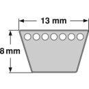 Strongbelt Keilriemen klassisch Profil A13, 13 x 8 mm Länge 407 mm bis 5000 mm