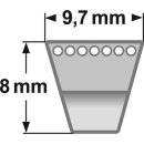 Strongbelt Keilriemen XPZ 9,7 x 8 mm Länge 587 –3550 mm flankenoffen formgezahnt