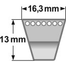 Strongbelt Keilriemen XPB 16,3 x 13 mm 1250 – 3550 mm flankenoffen formgezahnt