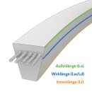 Strongbelt Keilriemen X22 CX 22 x 14 mm 1058 – 3408 mm flankenoffen formgezahnt