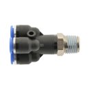IQS Mehrfachverteiler 4-Fach-Verteiler Außengewinde R 1/4“ – R 1/8“ IQS Standard
