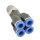IQS Mehrfachverteiler 4-Fach-Verteiler Außengewinde R 1/4“ – R 1/8“ IQS Standard