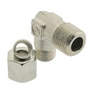 Winkel Klemmringverschraubung NPT Gewinde 90° Verschraubung Edelstahl NC schwer