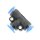 IQS Mini T-Steckverbindung (reduzierend) Steckanschluss Ø 3 mm – 6 mm IQS-Mini