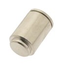 IQS Verschlusskappe Endstück für 4 – 12 mm Schlauch  Messing vernickelt Standard