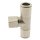 IQS T-Steckanschluss G Innengewinde Messing vernickelt 4–10mm Pneumatik Stecker