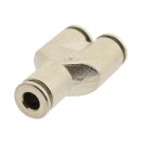 IQS Y - Steckanschluss 4 – 12 mm Messing vernickelt Standard Hochtemperatur