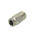 IQS gerade Steckverschraubung Gewinde R 3/8“ – R 1/2“ Material Edelstahl