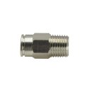 IQS gerade Steckverschraubung Gewinde R 3/8“ – R 1/2“ Material Edelstahl