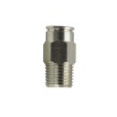 IQS gerade Steckverschraubung Gewinde R 3/8“ – R 1/2“ Material Edelstahl