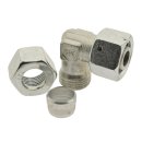 Winkel Schneidringverschraubung einstellbar Dichtkegel O-Ring Edelstahl schwer