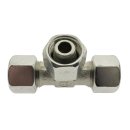 T Klemmringverschraubung mit Dichtkegel und O-Ring Edelstahl NC schwere Baureihe