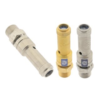 TÜV Sicherheitsventile G 3/8“ 0,20 - 13 bar fest eingestellt und verplombt DN 8