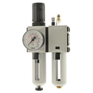 Futura Wartungseinheiten 2-teilig, Baureihe 4, 12000 l/min angebauter Öler