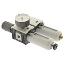 Futura Wartungseinheiten 2-teilig, Baureihe 4, 12000 l/min angebauter Öler