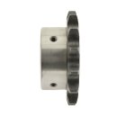 Kettenrad mit einseitiger Nabe ISO 08B-1 Zähnezahl 12 Bohrung H7 22mm Nut Gewinde