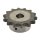 Kettenrad mit einseitiger Nabe ISO 08B-1 Zähnezahl 12 Bohrung H7 22mm Nut Gewinde