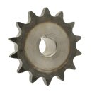 Kettenrad mit einseitiger Nabe und Fertigbohrung 06B-1 Nut + Gewinde