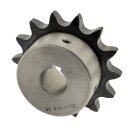 Kettenrad mit einseitiger Nabe und Fertigbohrung 10B-1 Nut + Gewinde