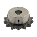 Kettenrad mit einseitiger Nabe und Fertigbohrung 10B-1 Nut + Gewinde