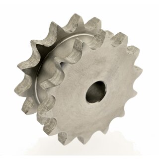 Doppel Kettenradscheibe für 2 einfach Ketten 16B-1 1" x 17,02 mm DIN 8187