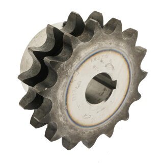 Duplex Kettenrad mit einseitiger Nabe und Fertigbohrung 10B-2 Nut + Gewinde
