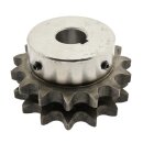 Duplex Kettenrad mit einseitiger Nabe und Fertigbohrung 10B-2 Nut + Gewinde
