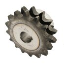 Duplex Kettenrad mit einseitiger Nabe und Fertigbohrung 10B-2 Nut + Gewinde