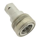 Hydraulik Kupplungsmuffe G / NPT Innengewinde Edelstahl...