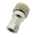 Hydraulik Kupplungsmuffe G / NPT Innengewinde Edelstahl...