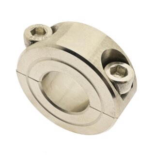 Klemmringe geteilt Edelstahl 1.4301 für Welle 4 - 80 mm