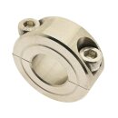 Klemmringe geteilt Edelstahl 1.4301 für Welle 4 - 80 mm