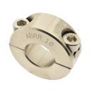 Klemmringe geteilt Edelstahl 1.4301 für Welle 4 - 80 mm
