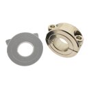 Klemmringe geteilt Edelstahl 1.4301 für Welle 4 - 80 mm